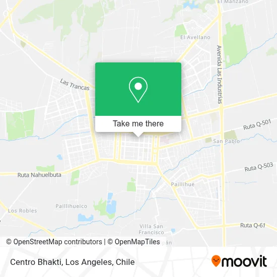 Centro Bhakti map
