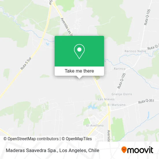 Maderas Saavedra Spa. map