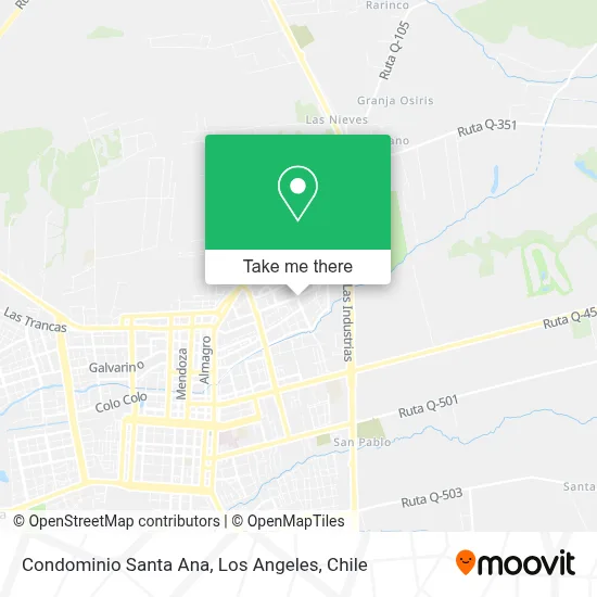 Condominio Santa Ana map