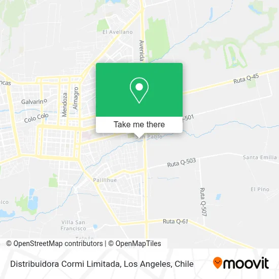 Distribuidora Cormi Limitada map