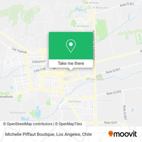 Michelle Piffaut Boutique map