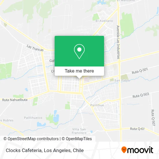Clocks Cafeteria map