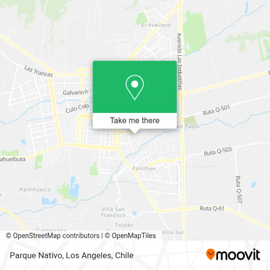 Parque Nativo map