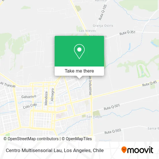Centro Multisensorial Lau map
