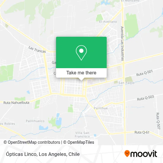 Ópticas Linco map