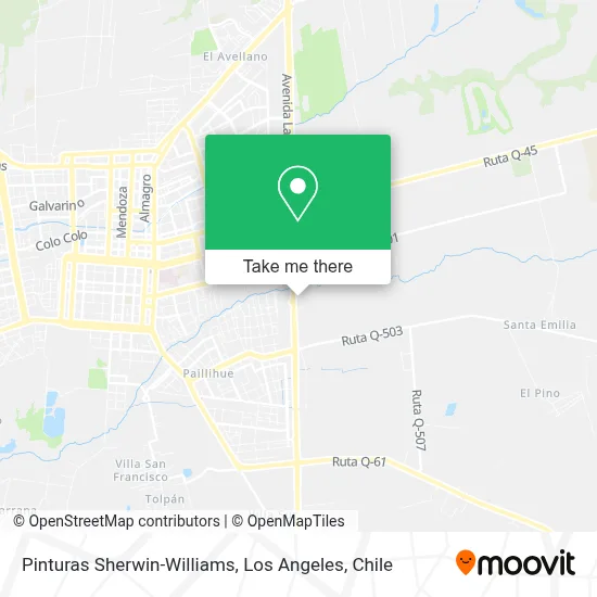 Pinturas Sherwin-Williams map