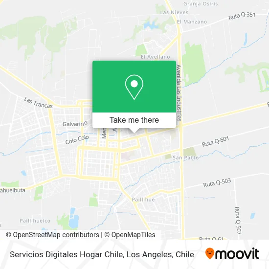 Servicios Digitales Hogar Chile map