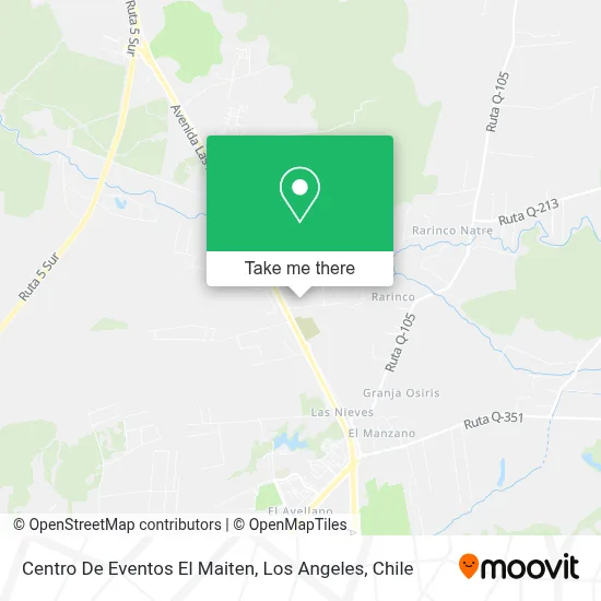 Centro De Eventos El Maiten map