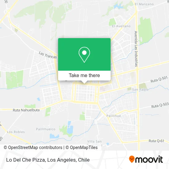 Lo Del Che Pizza map