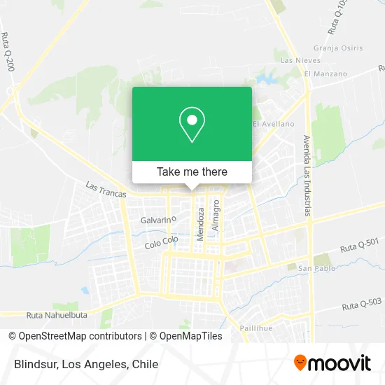 Blindsur map