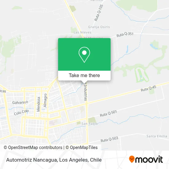 Automotriz Nancagua map