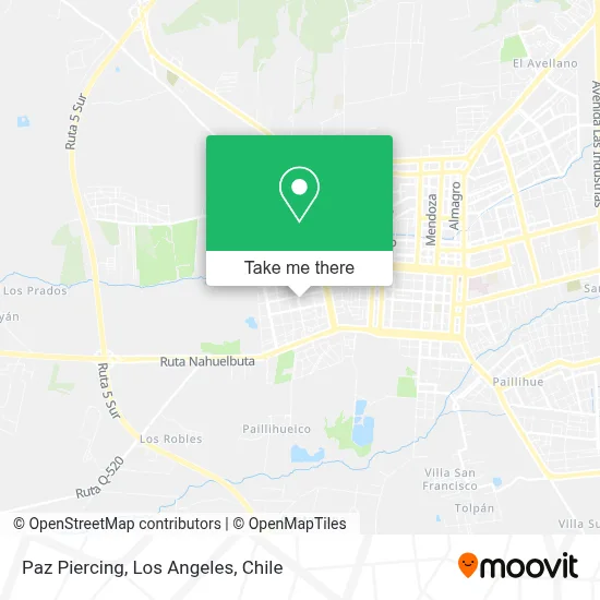 Paz Piercing map