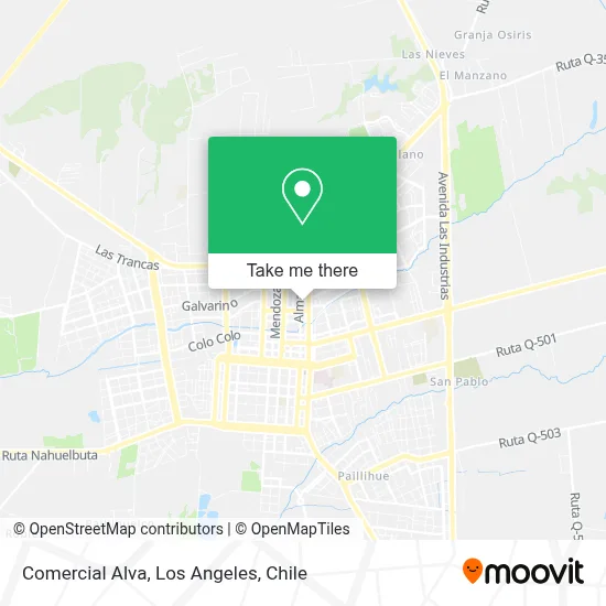 Comercial Alva map