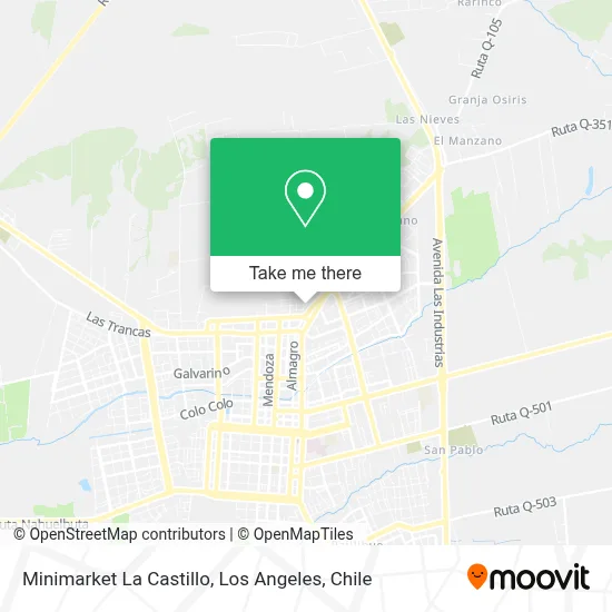 Minimarket La Castillo map