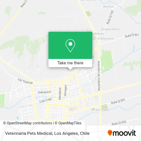 Veterinaria Pets Medical map