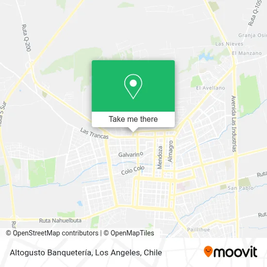 Altogusto Banquetería map