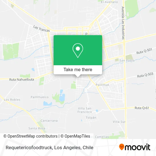 Requetericofoodtruck map