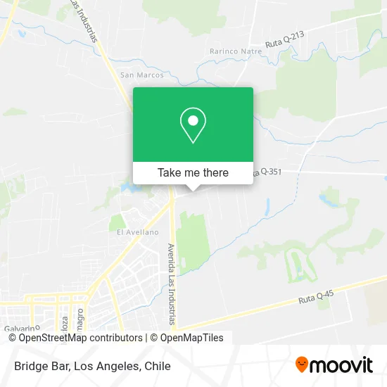 Bridge Bar map