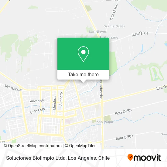 Soluciones Biolimpio Ltda map