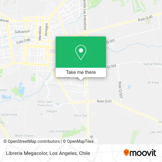 Libreria Megacolor map