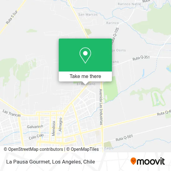 La Pausa Gourmet map