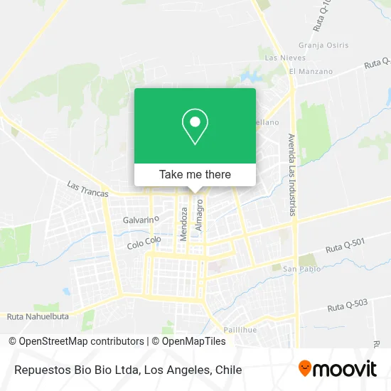 Repuestos Bio Bio Ltda map