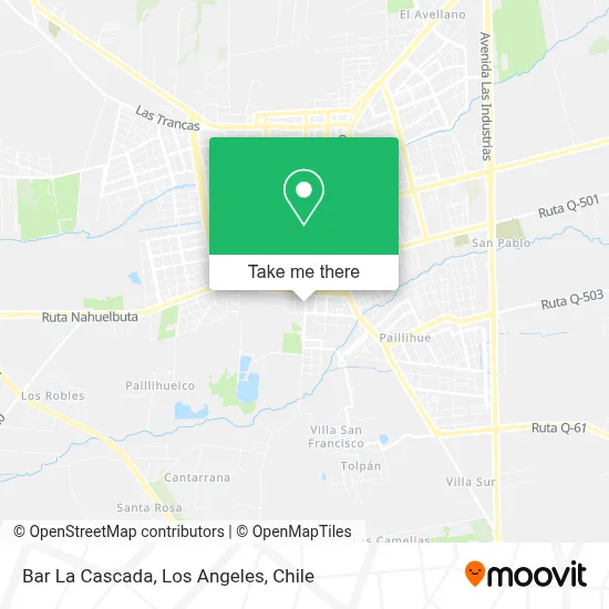 Bar La Cascada map