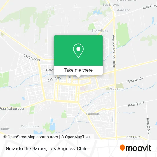Gerardo the Barber map