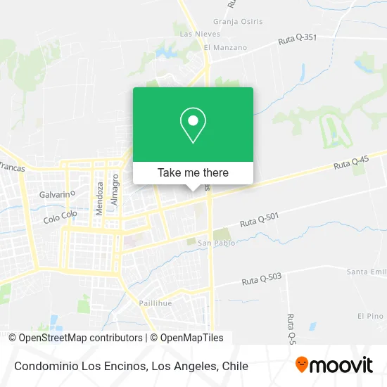 Condominio Los Encinos map