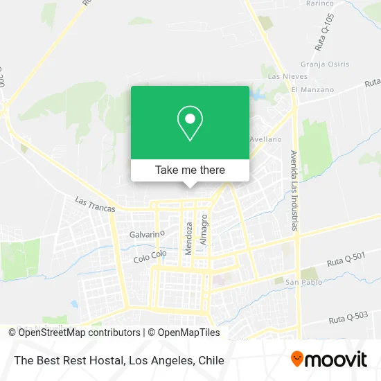 The Best Rest Hostal map