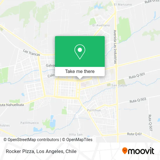Rocker Pizza map