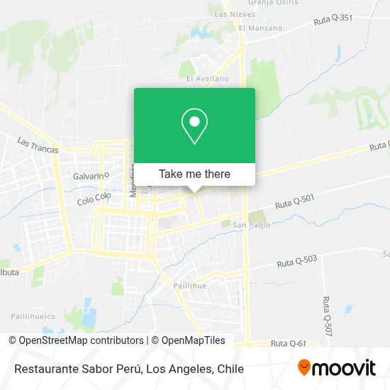 Restaurante Sabor Perú map