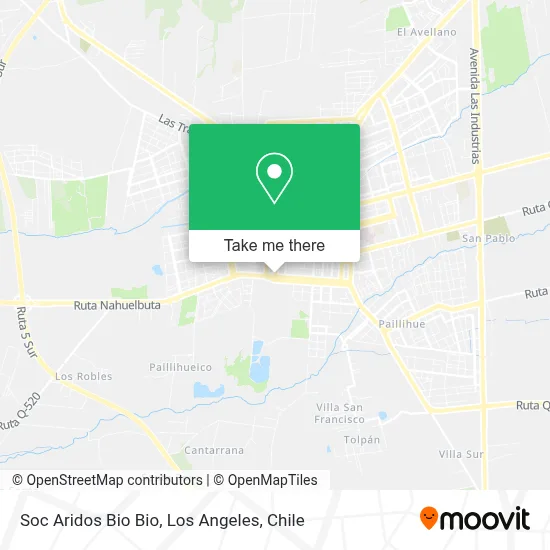 Soc Aridos Bio Bio map