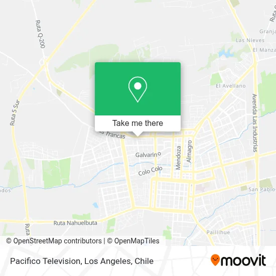 Pacifico Television map