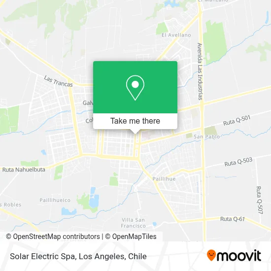 Solar Electric Spa map