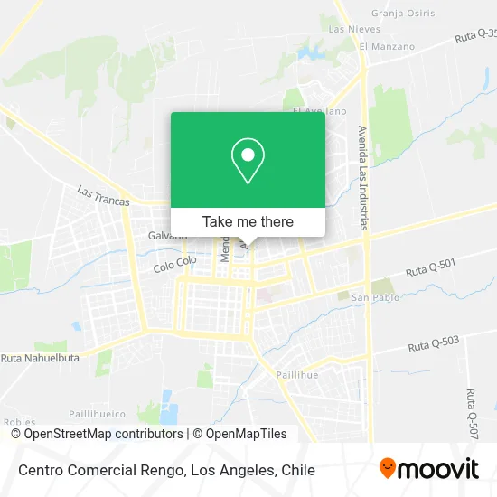 Centro Comercial Rengo map