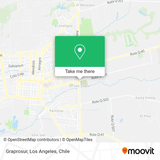 Graprosur map