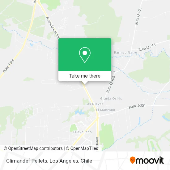 Climandef Pellets map