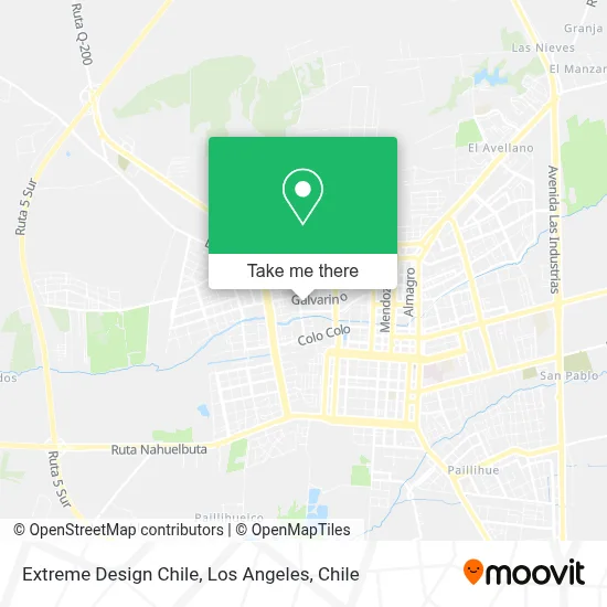 Extreme Design Chile map