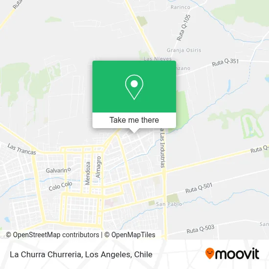 La Churra Churreria map