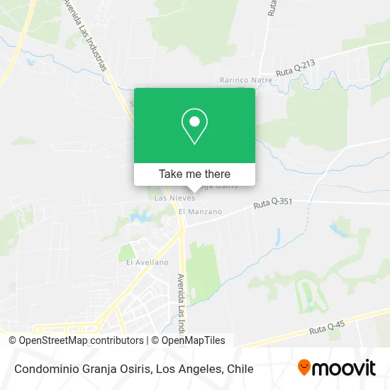 Condominio Granja Osiris map