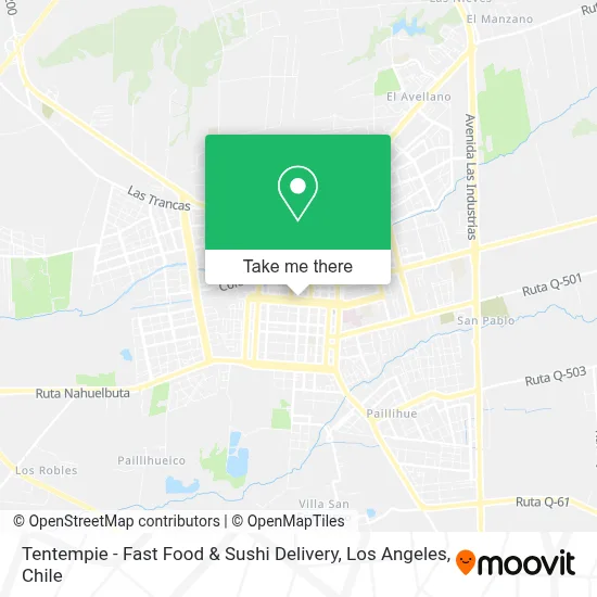 Tentempie - Fast Food & Sushi Delivery map