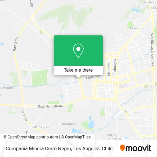 Compañía Minera Cerro Negro map