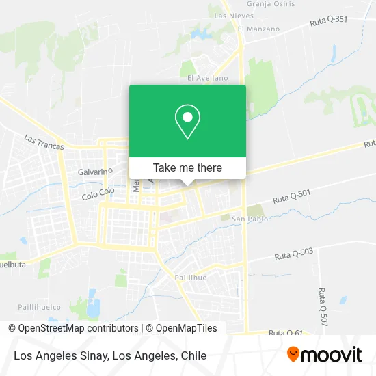 Los Angeles Sinay map