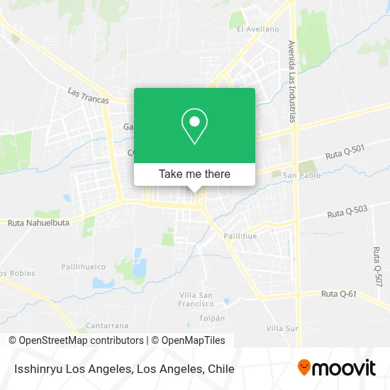 Isshinryu Los Angeles map