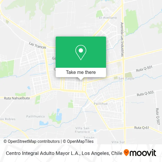 Centro Integral Adulto Mayor L.A. map