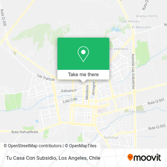 Tu Casa Con Subsidio map