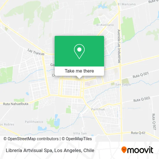 Librería Artvisual Spa map