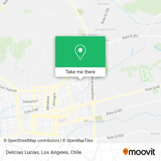 Delicias Lucias map