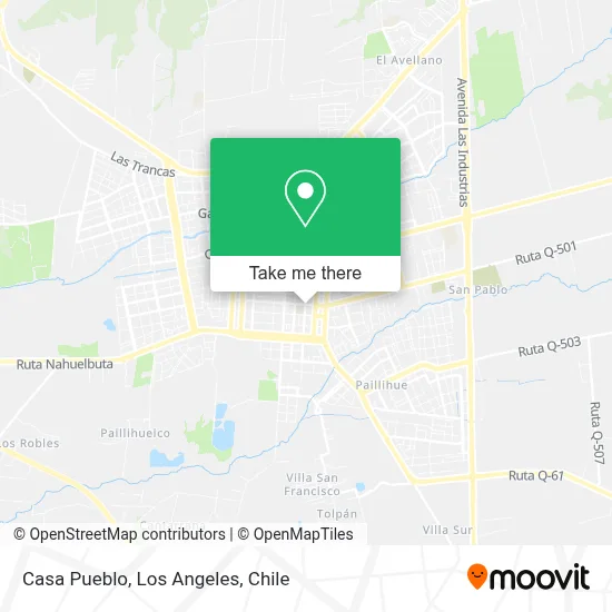 Casa Pueblo map